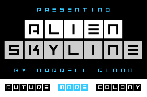 Alien Skyline: A Display Font That Captures Campaign Momentum