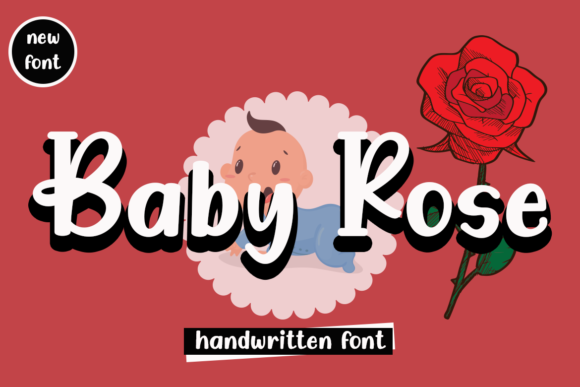 Baby Rose: A Playful Display Font for Creative Projects