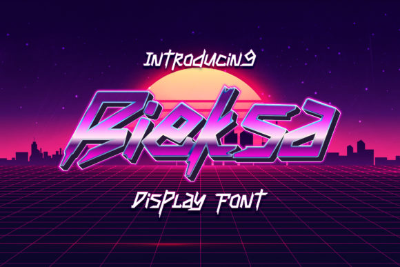 Bieksa: The Sharp Display Font for Modern Marketers