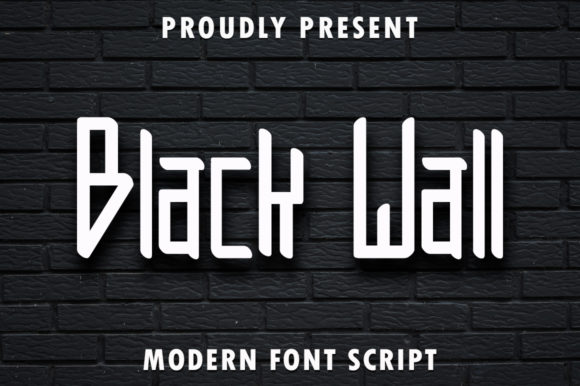 Black Wall: A Display Font Designed for Consistent and Recognizable Branding