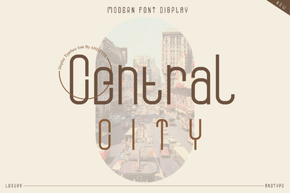 Central City: A Modern Display Font for Campaign Clarity