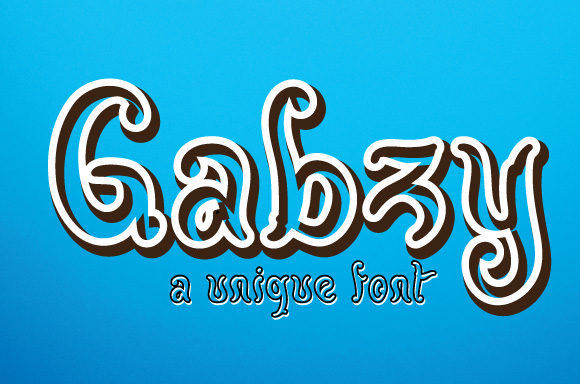 Gabzy Font: The Campaign Designer's Outline Tool