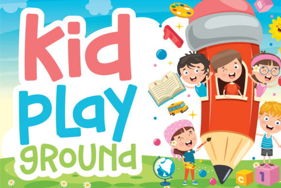 Kid Play Ground: A Display Font for Editorial Charm