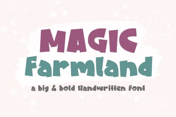 Magic Farmland: A Playful Display Font for Consistent Branding