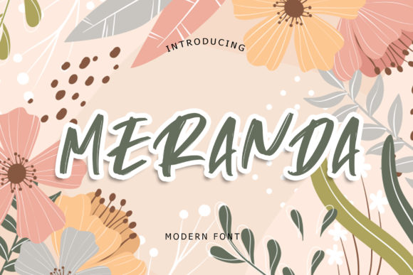 Meranda: A Playful Font for Real Business Branding