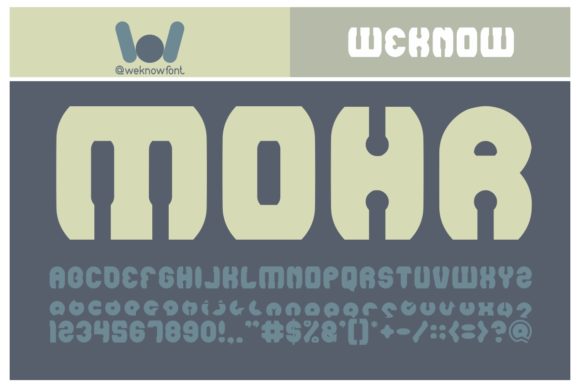 Mohr: A Bold Display Font for Digital Brands and High-Impact Layouts