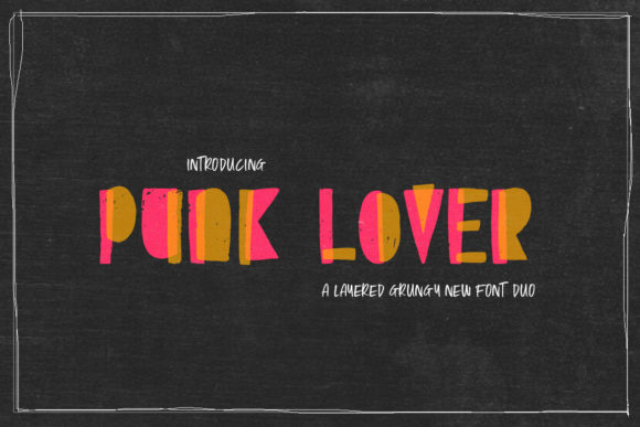 Punk Lover: A Display Font That Screams Authenticity