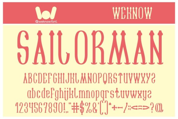 Sailorman: A Display Font Built for Bold Branding
