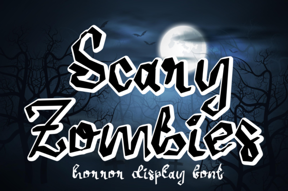 Scary Zombies: A Font That Adds Spooky Polish to Your Brand