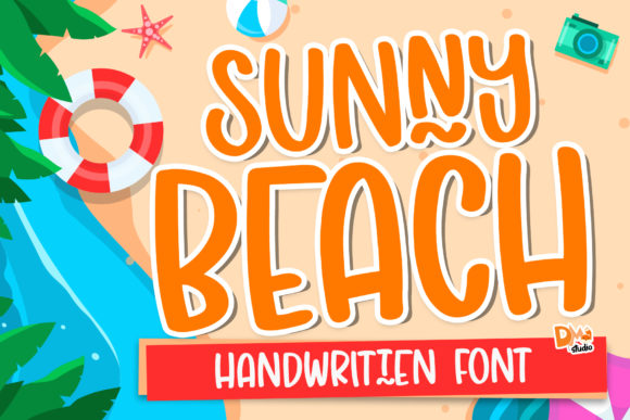 Sunny Beach: A Playful Display Font for Digital Designers
