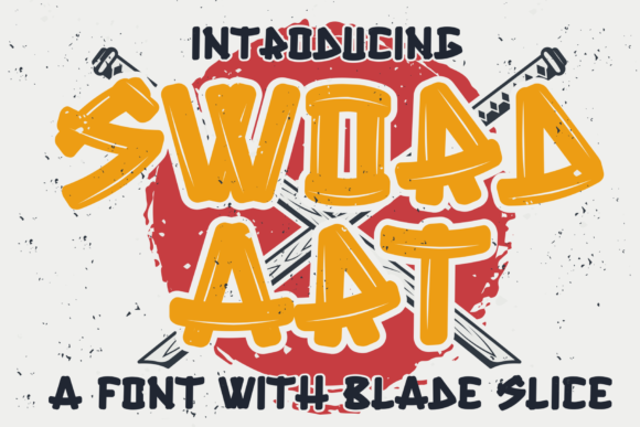 Sword Art: A Display Font For Hands-On Product Creators