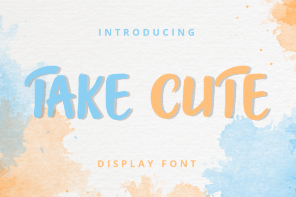 Take Cute Font: The Playful Brush Font for Modern Web Design