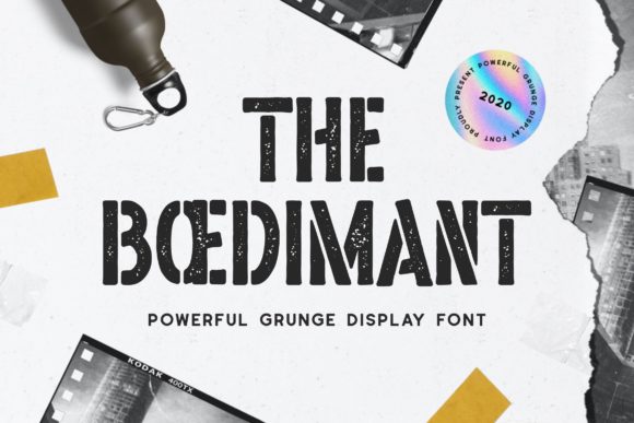 The Boedimant: A Vintage Display Font for Your Creative Business
