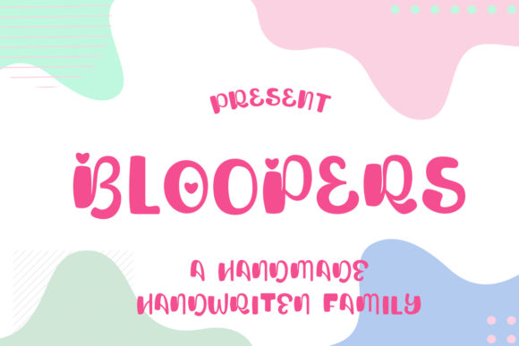 The Joyful Bloopers Font for Crafters and Product Makers