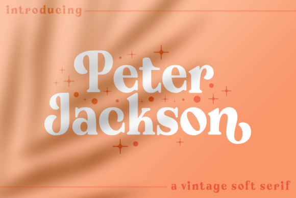 The Peter Jackson Font: A Bold, Vintage Choice for Handmade Product Design