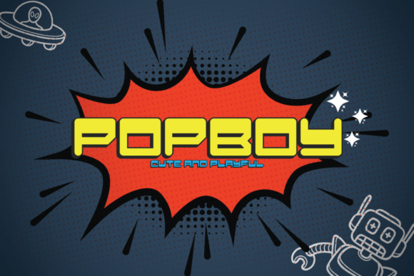 The Pop Boy Font: A Crafters Design Toolkit