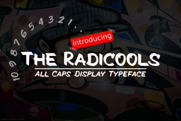 The Radicools Font: A Casual Display Typeface for Editorial Personality
