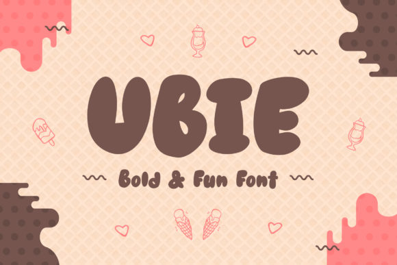 Ubie: The Chunky Display Font That Brings Your Products to Life