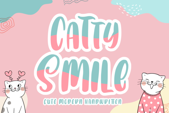 Using Catty Smile Font in Handmade Product Design