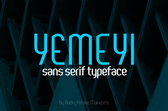 Yemeyi: A Modern Display Font for Digital Expression